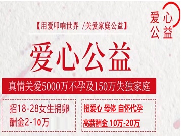 秦淮捐卵助孕生子 爱心志愿者招募